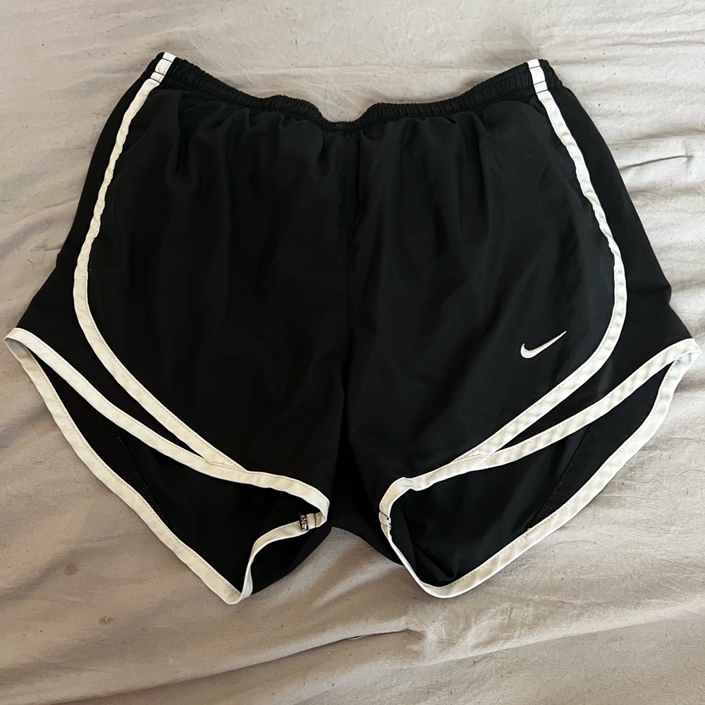 Nike shorts in black/white